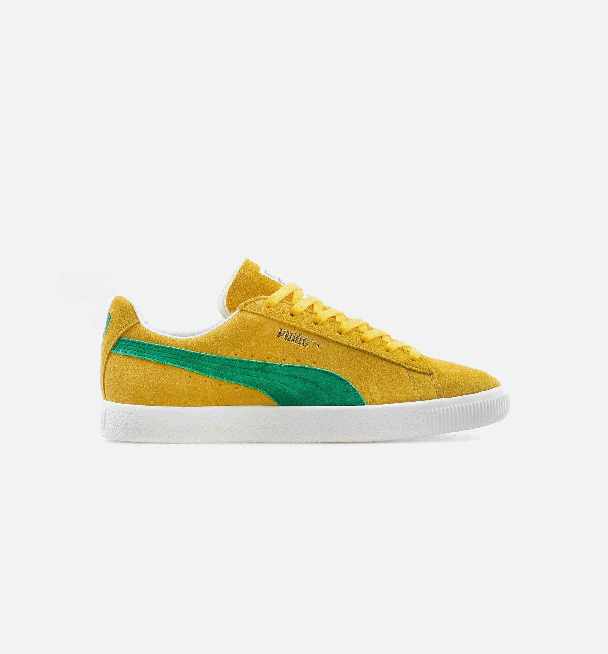 Puma Hybrid Nx Running Shoes Suede Vintage Mij Retro Mens Lifestyle Shoe - Yellow/Green
