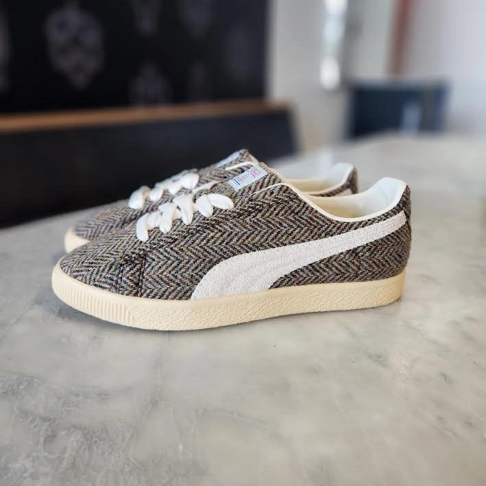 Puma Softride Divine Running Shoes PUMA CLYDE HARRIS TWEED CHAMOMILE SUGARED ALMOND