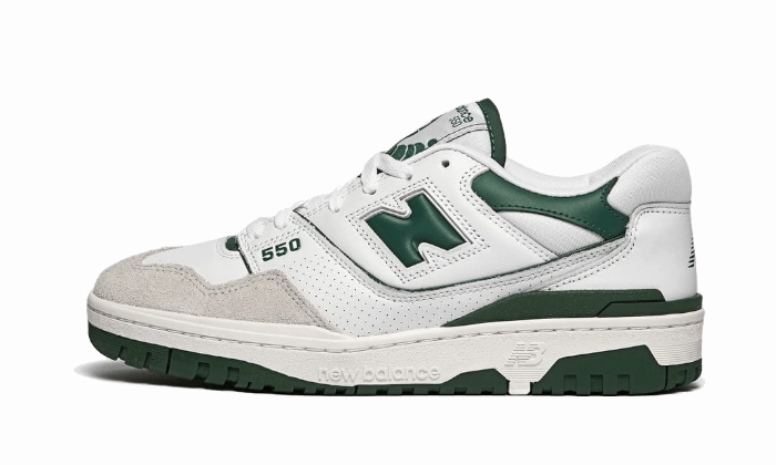 New Balance 550 White Green New Balance Essentials