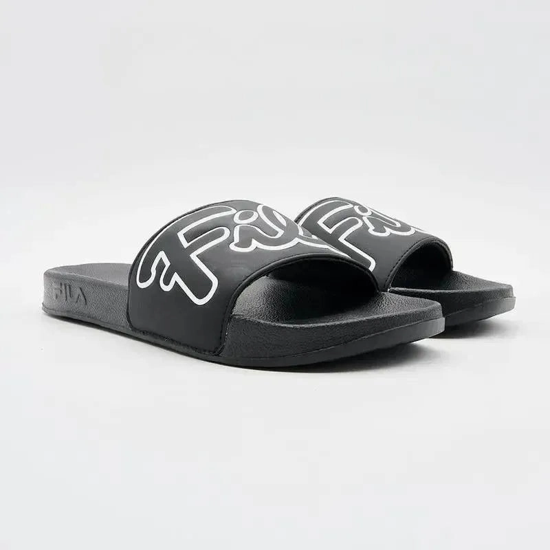 FILA Milano Slide - Black/White