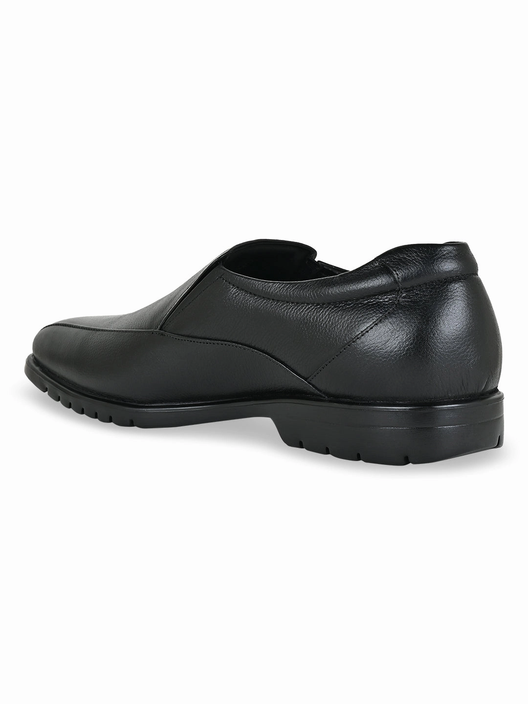 Customize Shoes Imperio By Regal Black Men Classic Leather Slip Ons