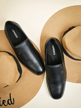 Fit Review Imperio By Regal Black Men Classic Leather Slip Ons