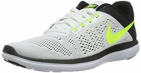 Nike Mercurial Indoor Soccer Shoes Flex 2016 Rn Running Shoe 10 DM US White/Volt Black