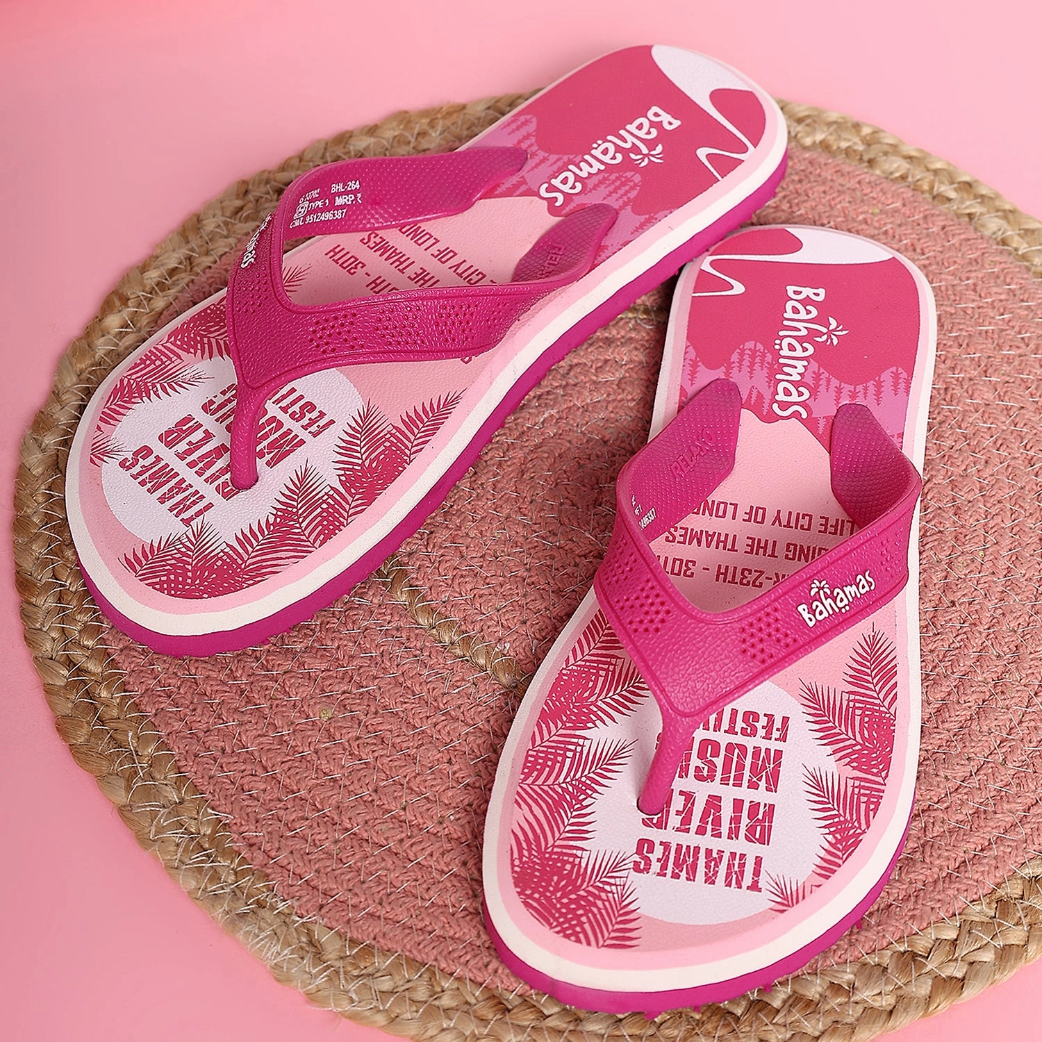 2 Inch Heels Sandals Shoes Flip Flops for Women BHL 264