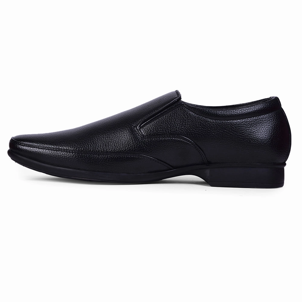 Fortune Black Formal Non Lacing Shoes For Men HOL-132E By Liberty Official Store