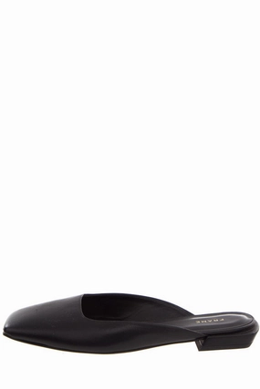 Faux Suede Slippers Frame Black Slides SZ 39.5