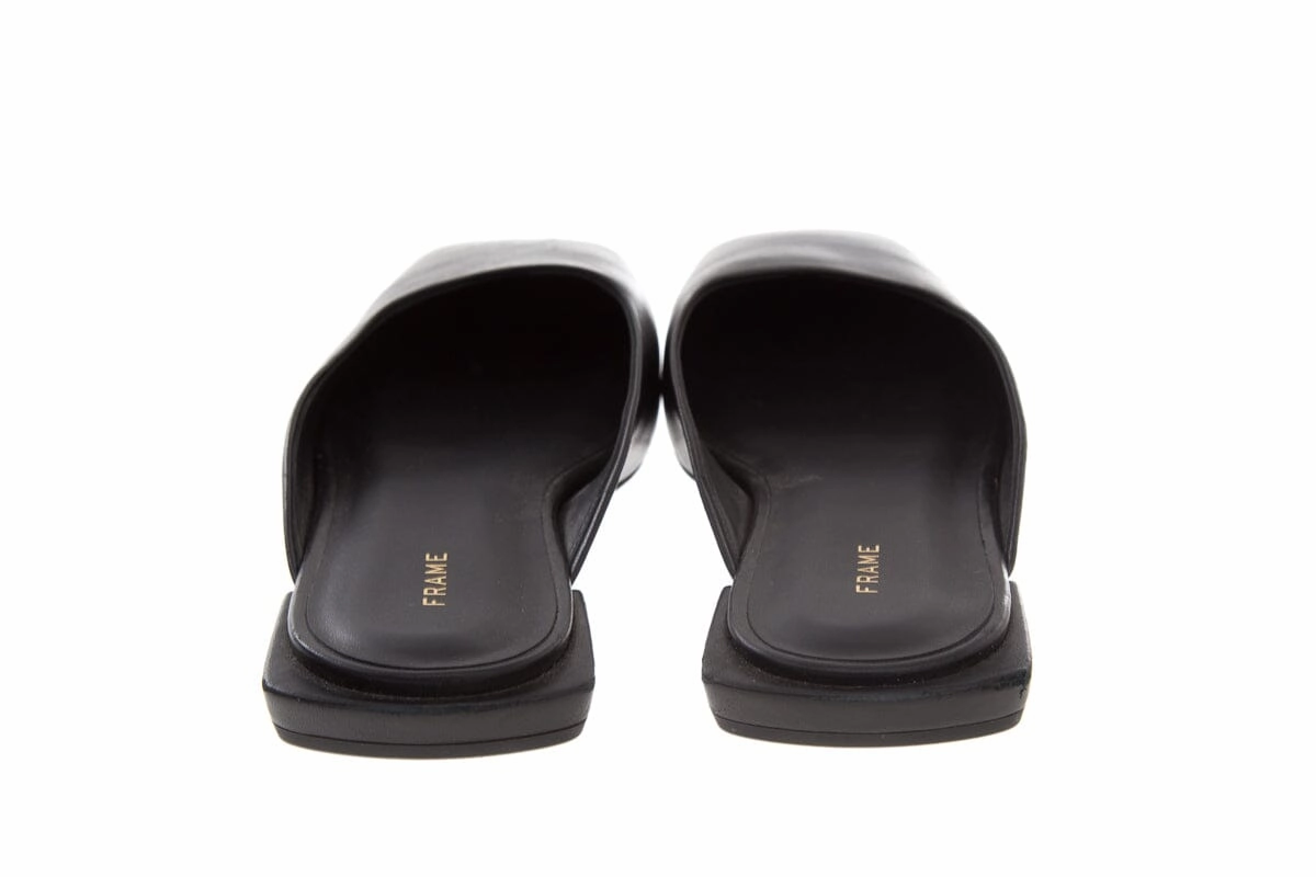 Frame Black Slides SZ 39.5 Like Slippers