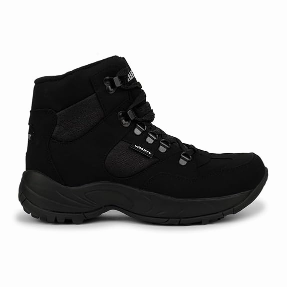 Freedom Black Lacing Safety Shoes For Men EVEREST-4J By Liberty Best Shoes For Long Distance Walking