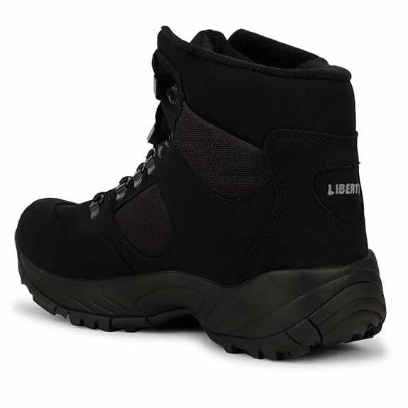 Freedom Black Lacing Safety Shoes For Men EVEREST-4J By Liberty Shoes In Us