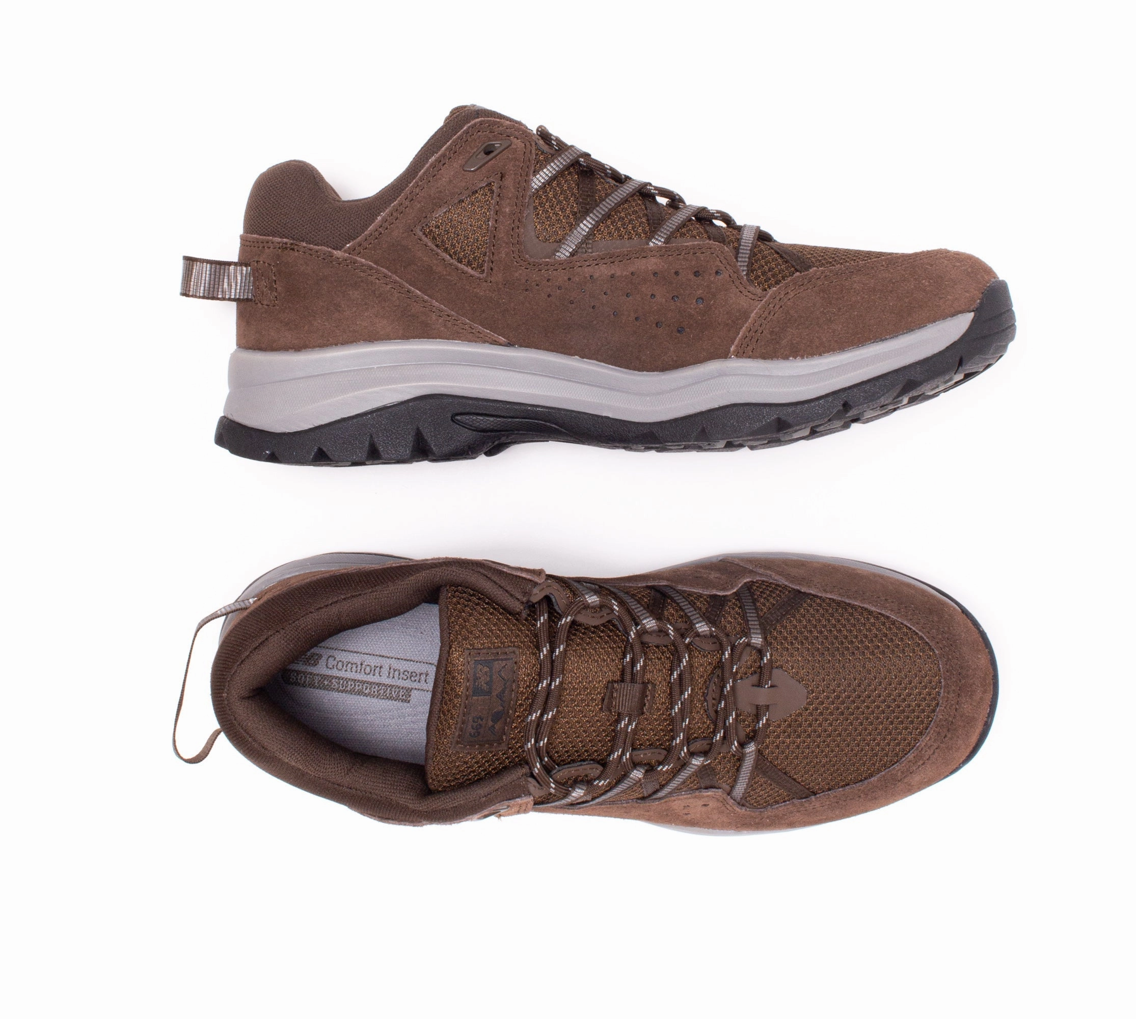 Mens Wide Fit New Balance MW669LC2 Brown Hiking Sneakers Hiking Shoes For Yosemite