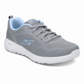 GO WALK JOY - VIOLET - GRAY/BLUE Outlet Shoes