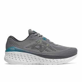 Fresh Foam More v2 - Gunmetal Grey with White and Teal - Men's New Balance Kennedy
