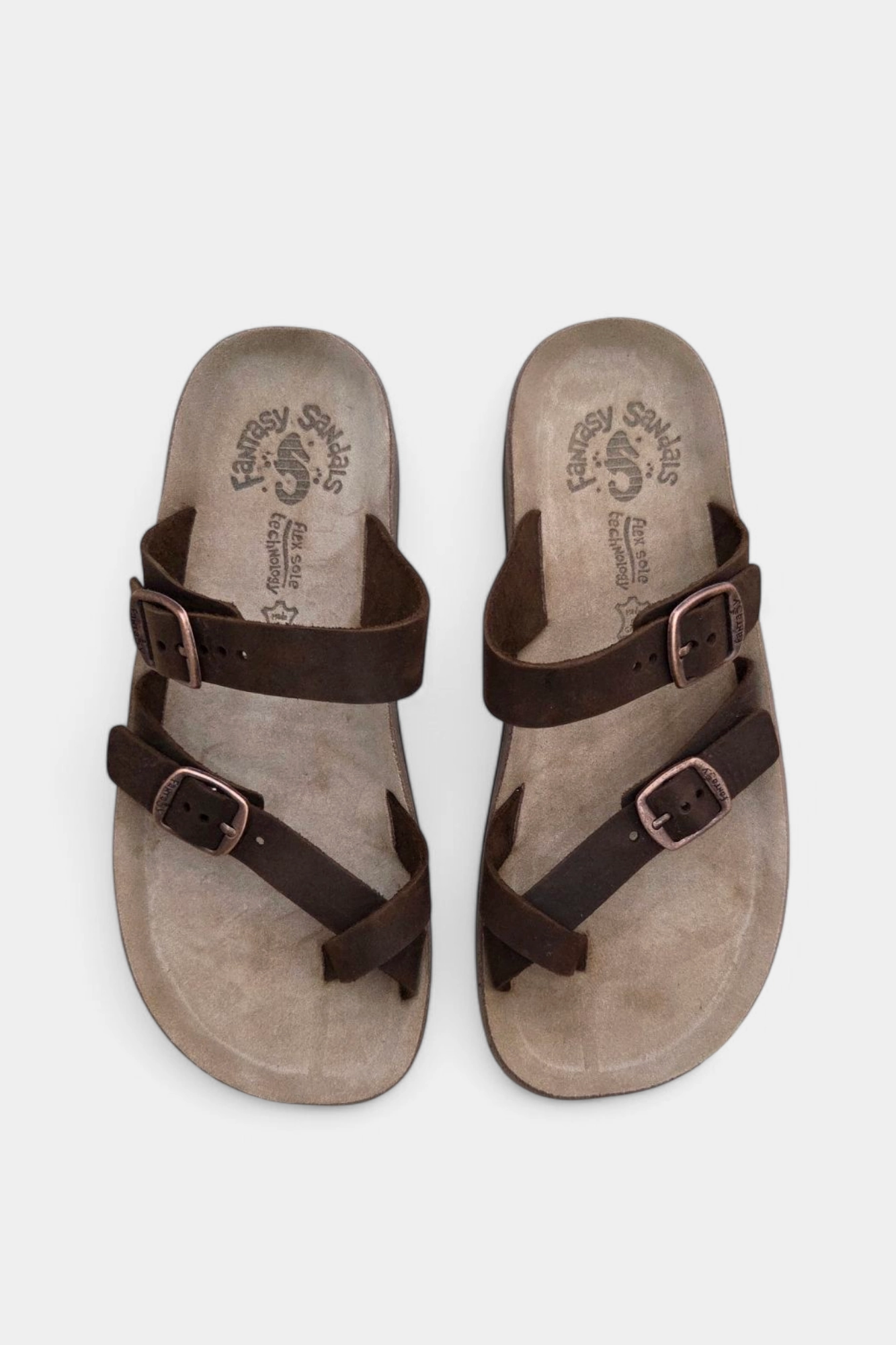 Gem Sandals FANTASY SANDALS CATERINA BROWN SANDALS