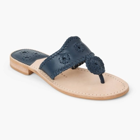 Sandals Carribean Women's Jacks Flat Sandal In Midnight/navy