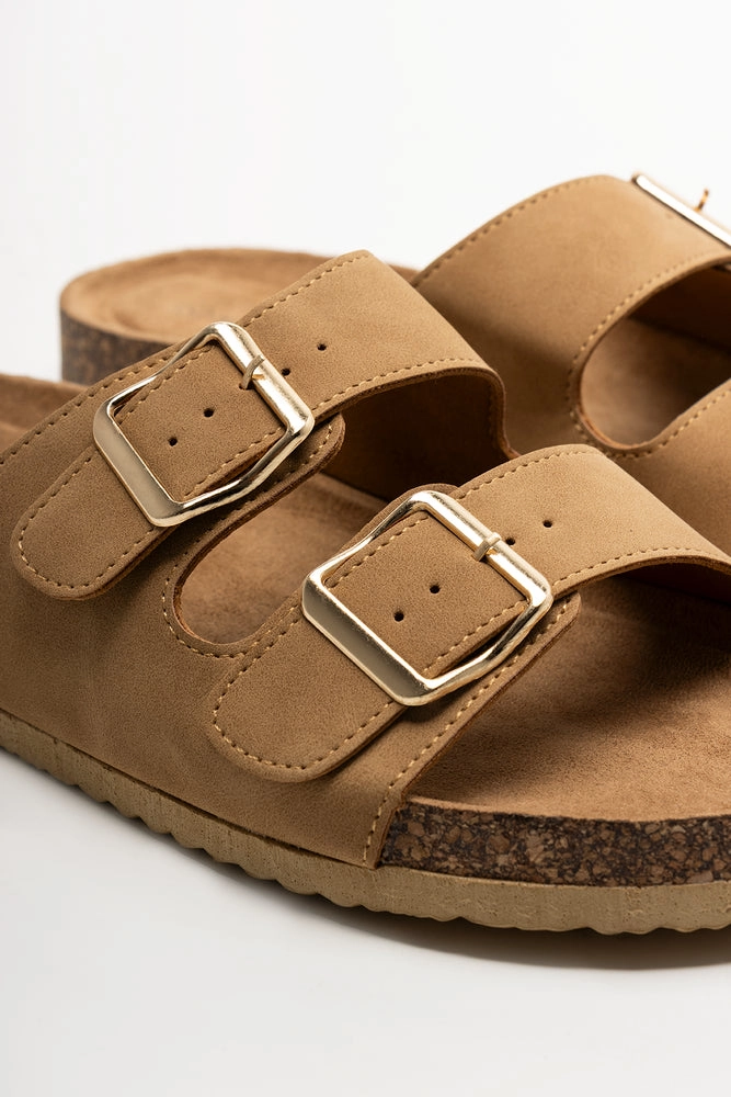 Double Strap Sandals Natural Sun Sand Sandals