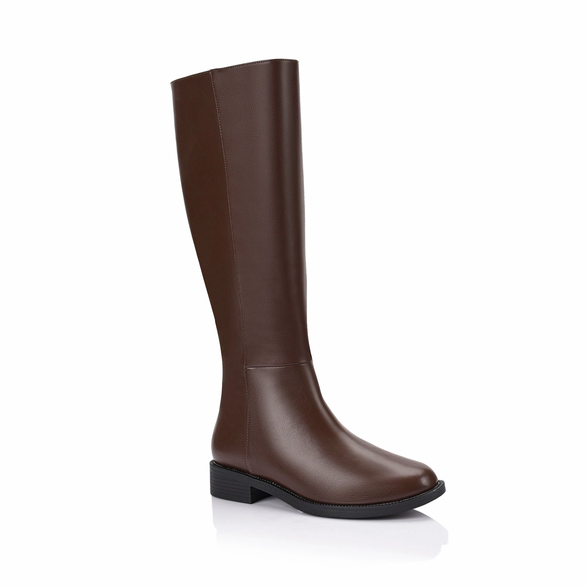 Joanel Knee High Boot Gabe Flat Knee High Boots - Chocolate Brown