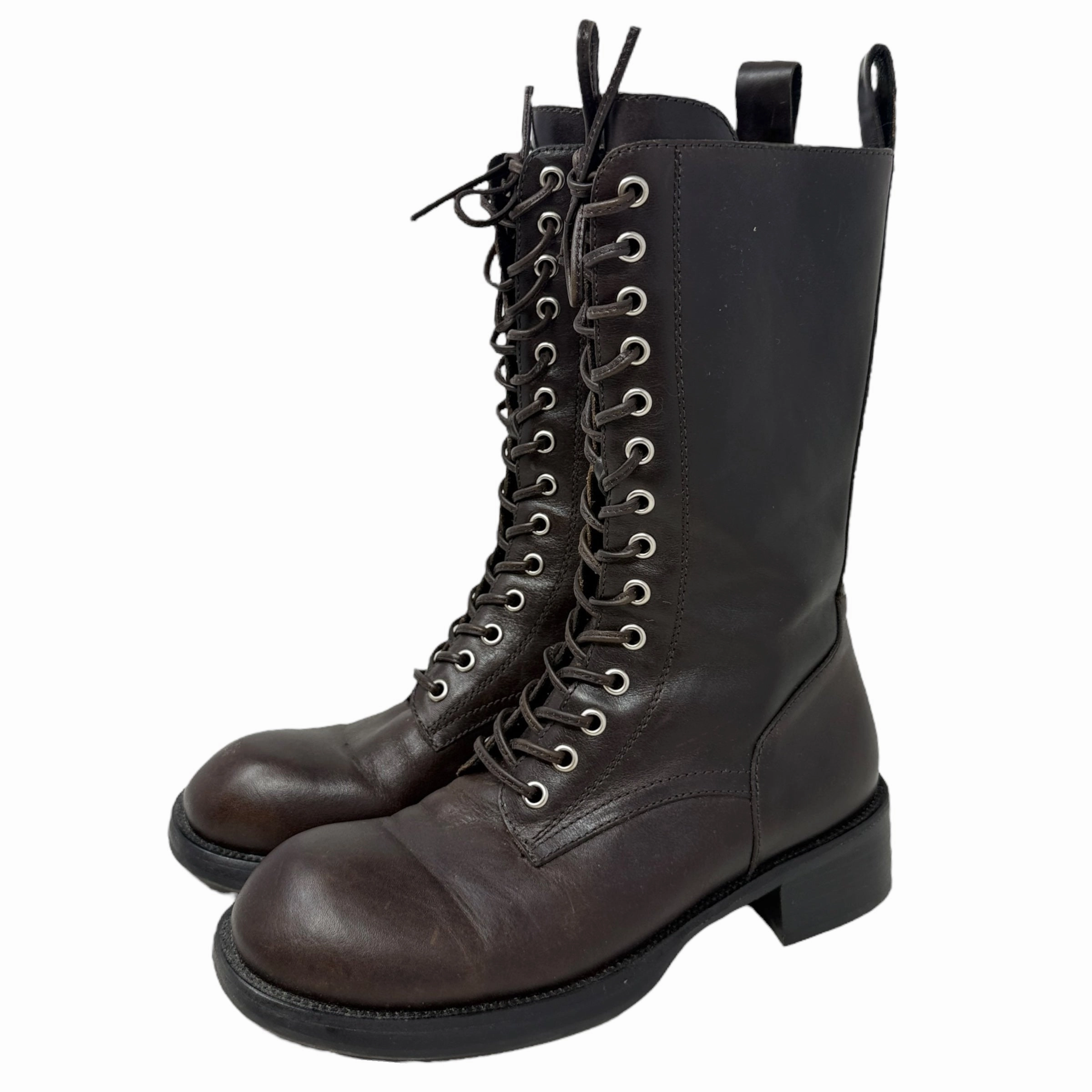 Combat Boots Steel Toe Gazette Combat Boots By Jeffery Campbell In Brown, Size: 8