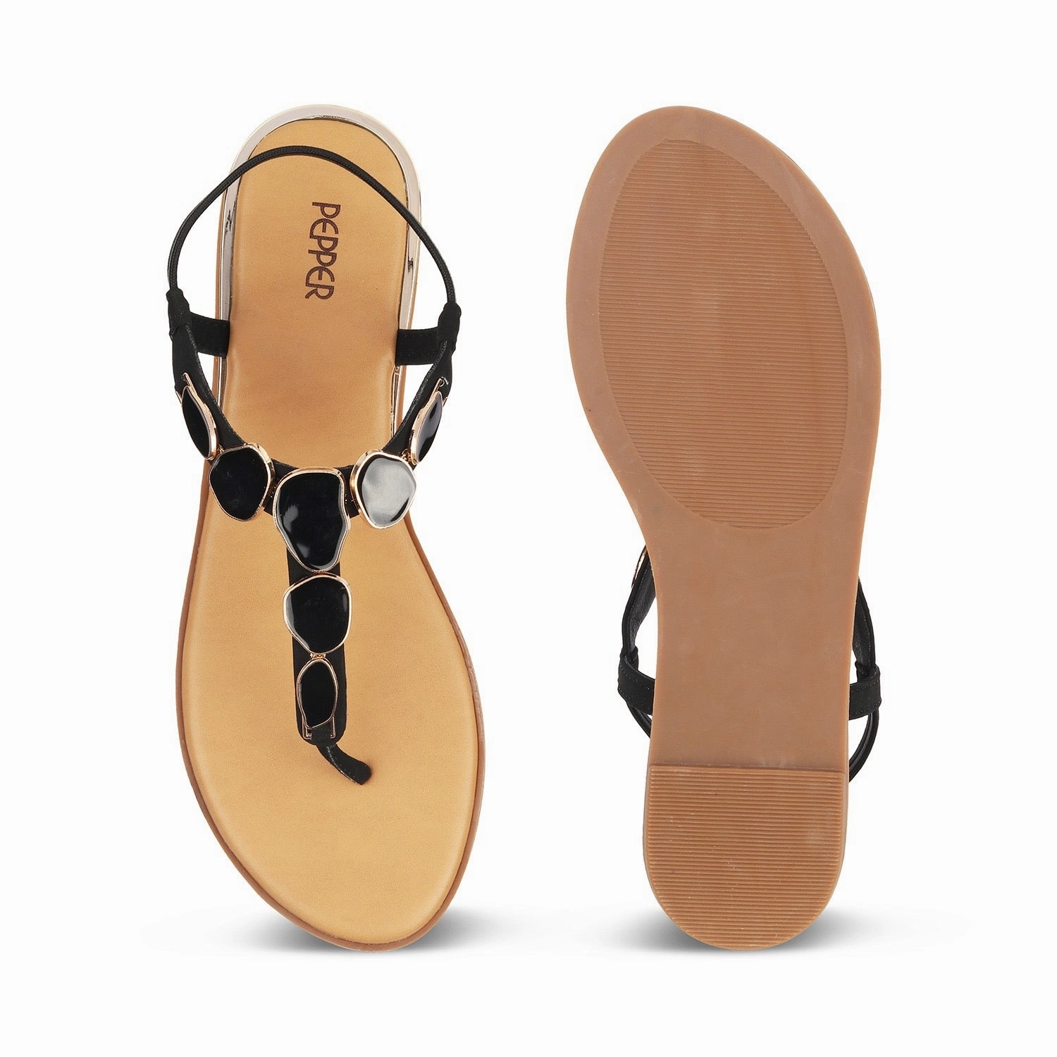 Gitano Flat Back Elastic Sandals Sandals Montego