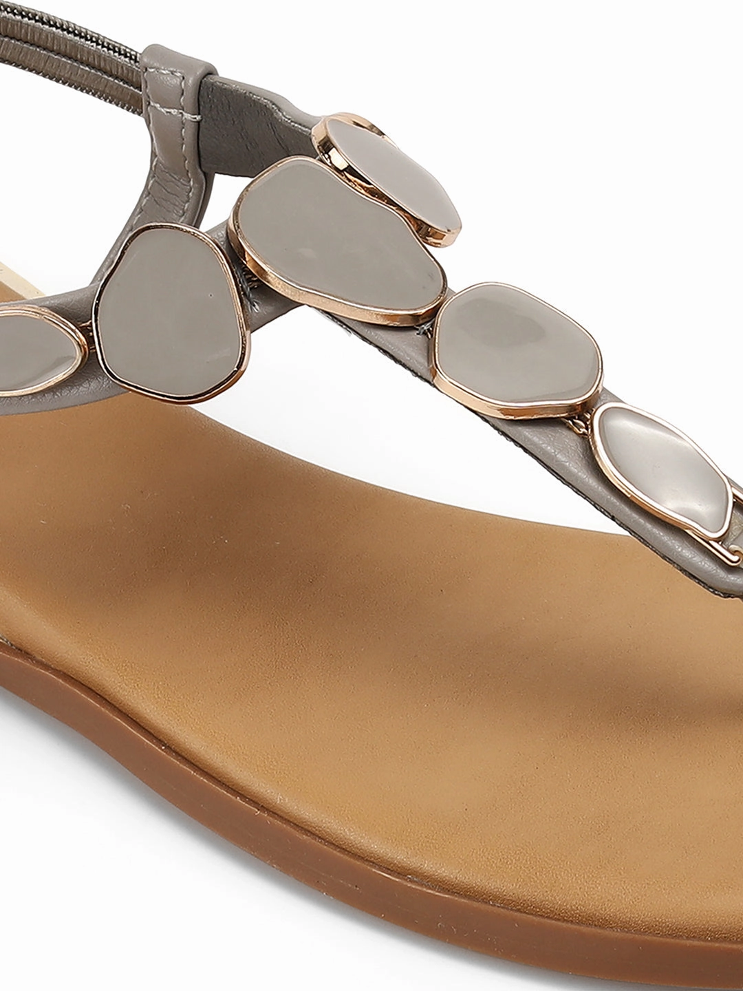 Gitano Flat Back Elastic Sandals Slim Sandals