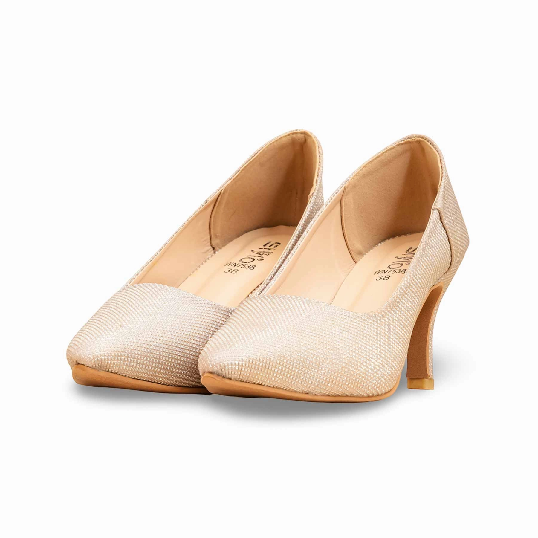 Golden Court Shoes For Women WN7538 Different Styles Of