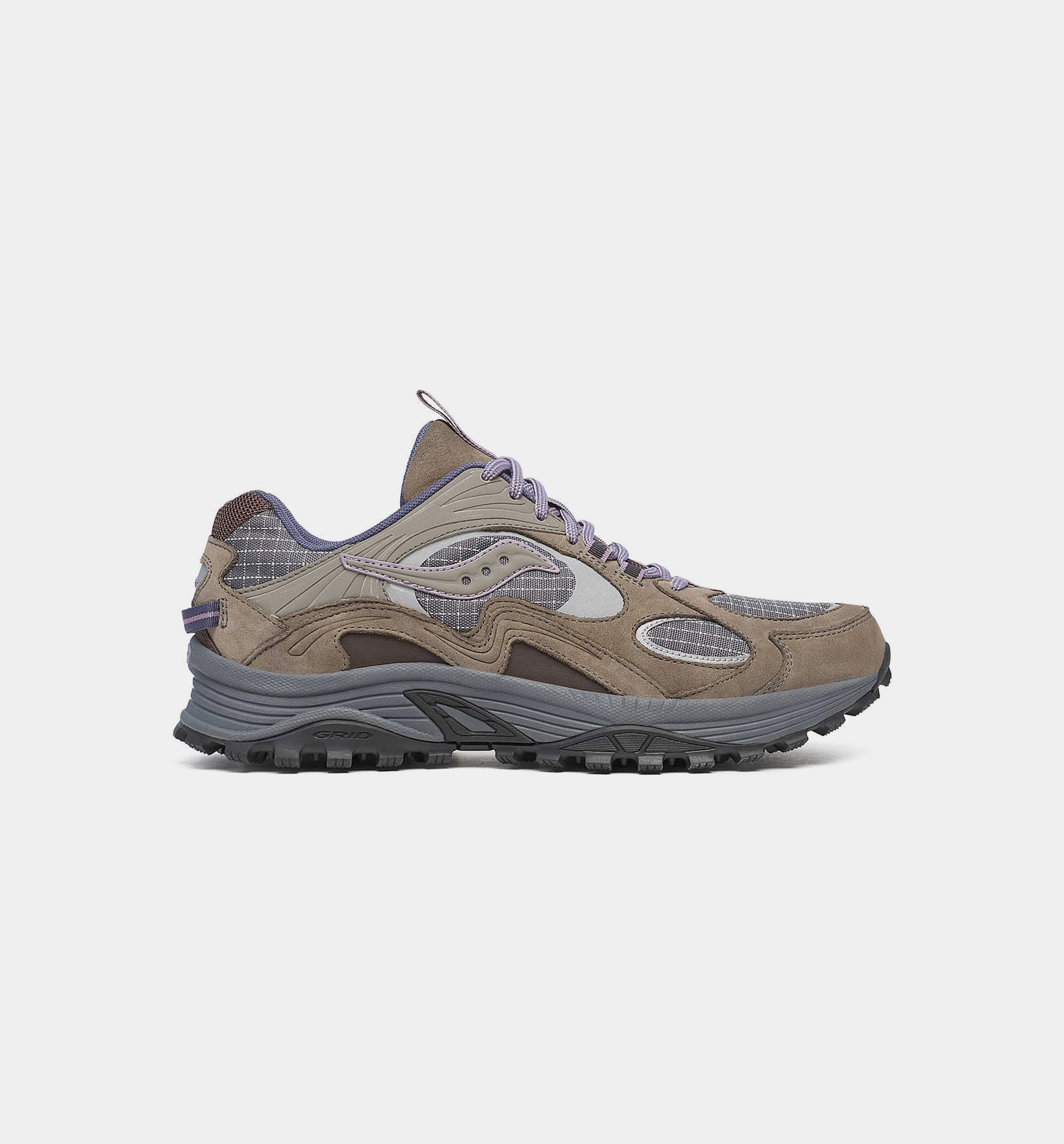 Best Walking Shoes For Trails Grid Aura X Mens Lifestyle Shoe - Dark Grey/Mud