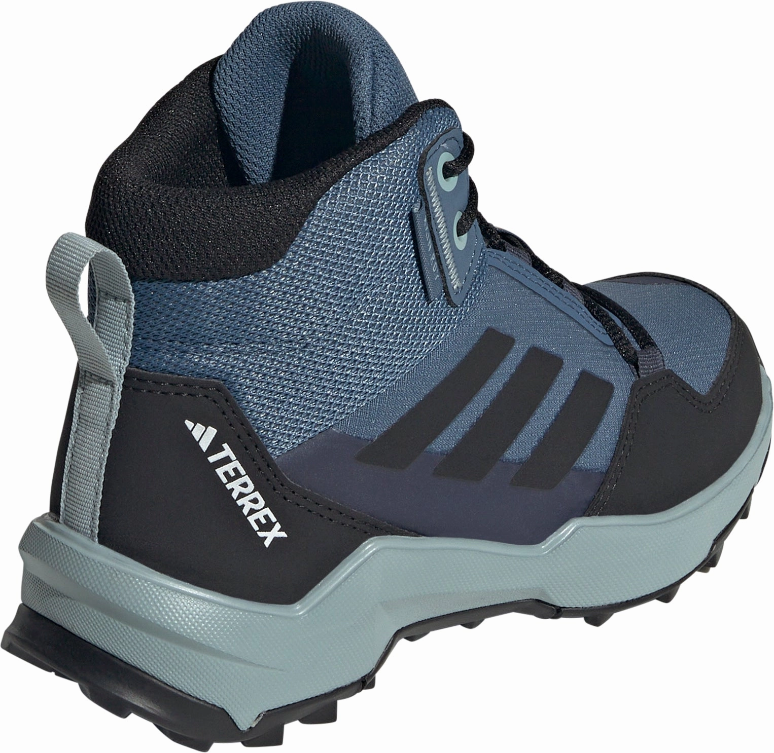 Hiking Shoes Extra Wide adidas Terrex AX4R Mid RAIN.RDY Junior Walking Boots - Blue