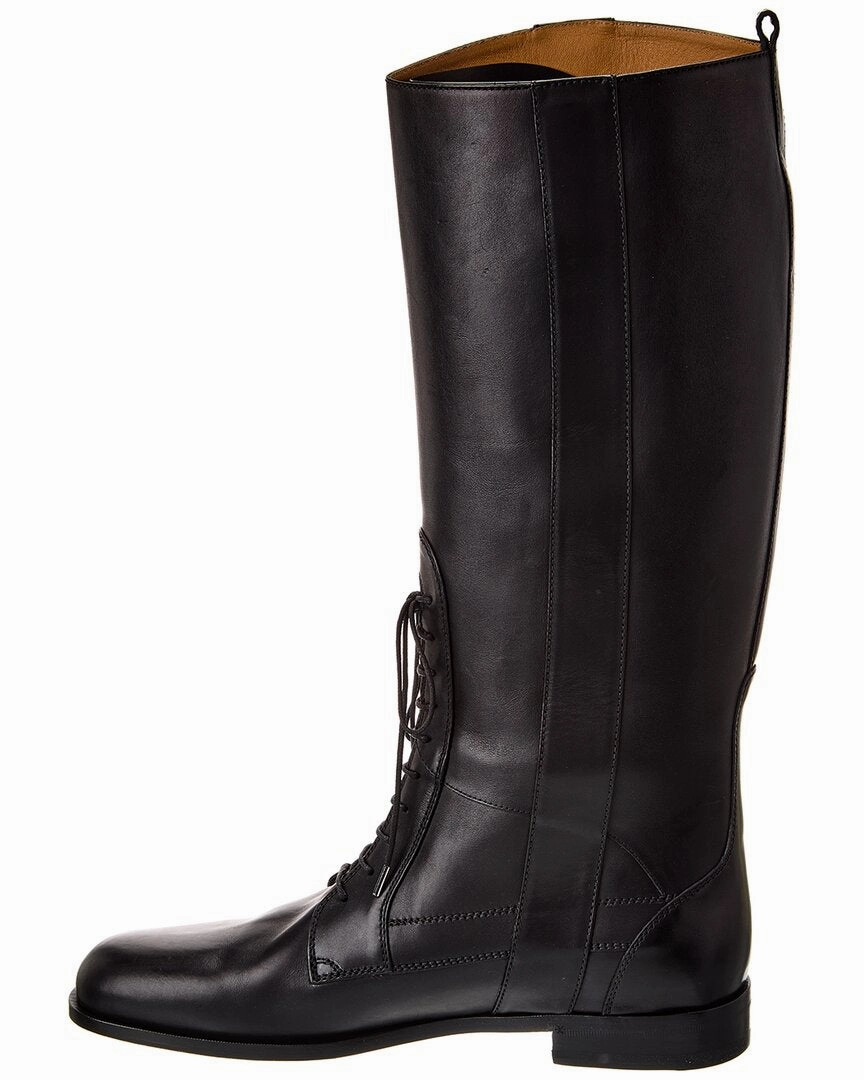 Knee-high Boots Price Gucci Leather Knee-High Boot