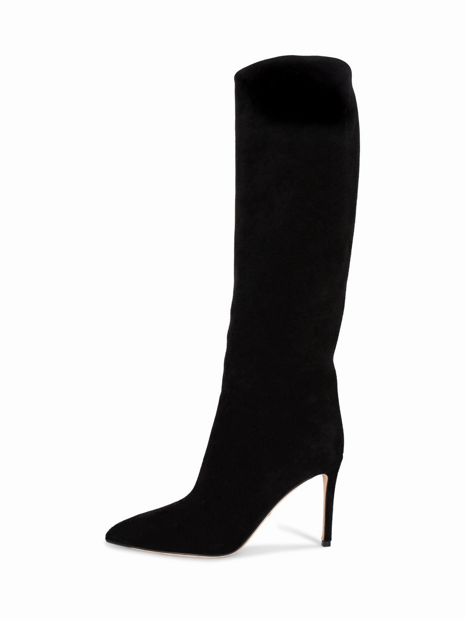 Knee High Boots Expensive Gucci Suede Knee High Boots Black