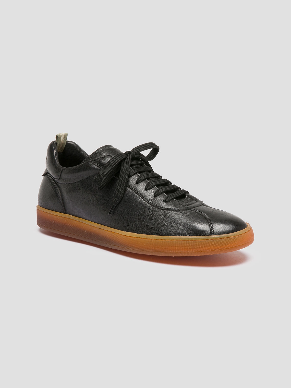 Macy HALO 001 - Black Leather Sneakers