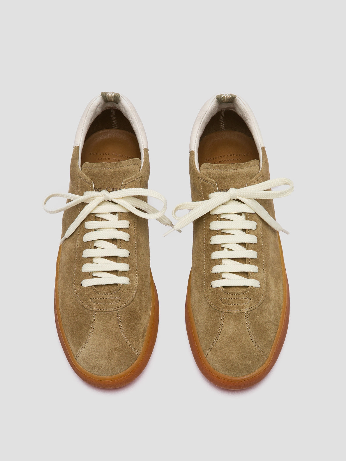 Shoes Roanoke Va HALO 001 - Light Brown Leather and Suede Sneakers