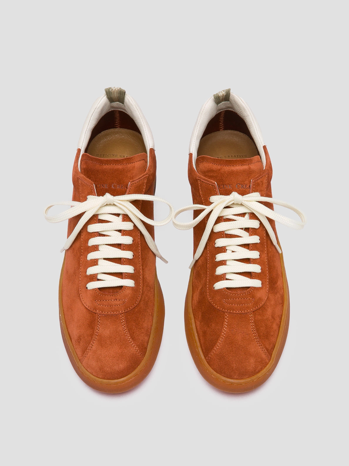 HALO 001 - Red Leather and Suede Sneakers Shoes For Long Standing