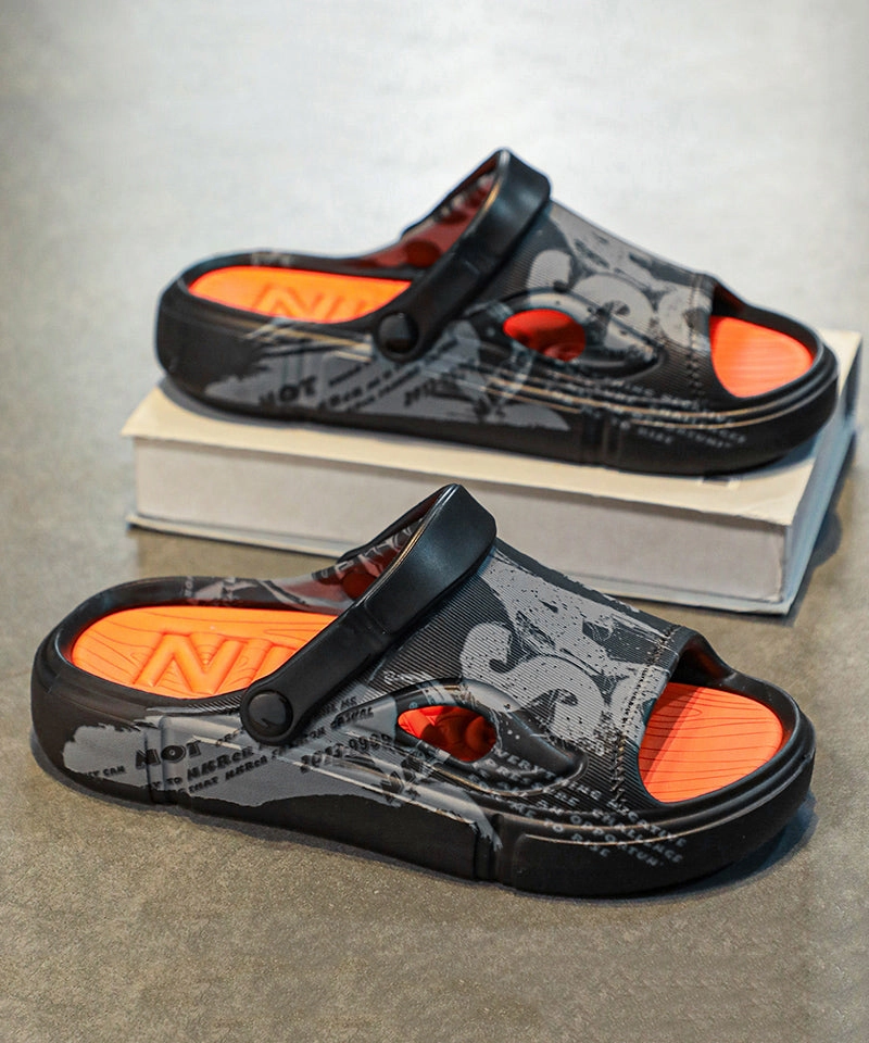 Men's Summer Outdoor Khaki Anti Slip Slide Sandals JJ025 Powerstep Archwear Orthotic Sandals