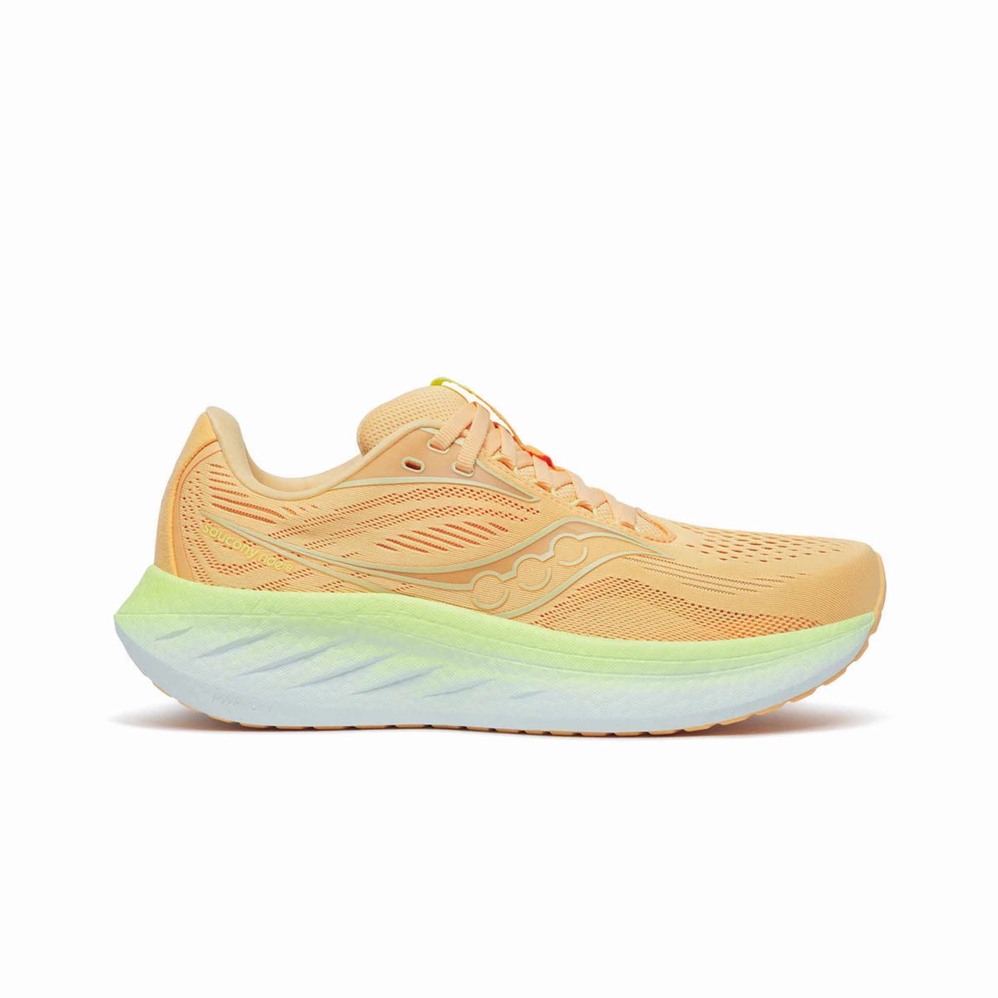 Running Shoes For Bigger Runners Saucony | Women's Ride 18 Running Shoes - Peach/Sunny