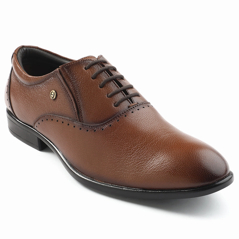 Healers Tan Formal Lacing Oxford Shoes For Men U993-18 By Liberty Pretty Shoes