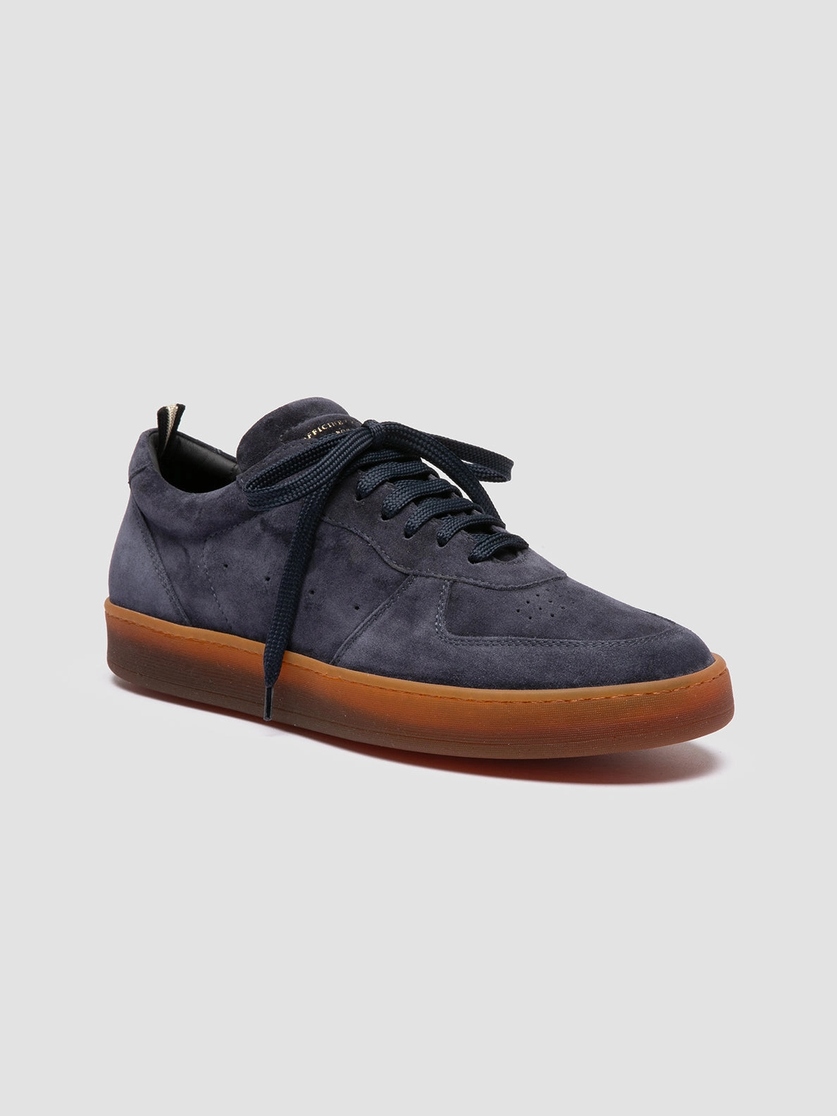 ASSET 001 - Navy Suede Low Top Sneakers Madrid