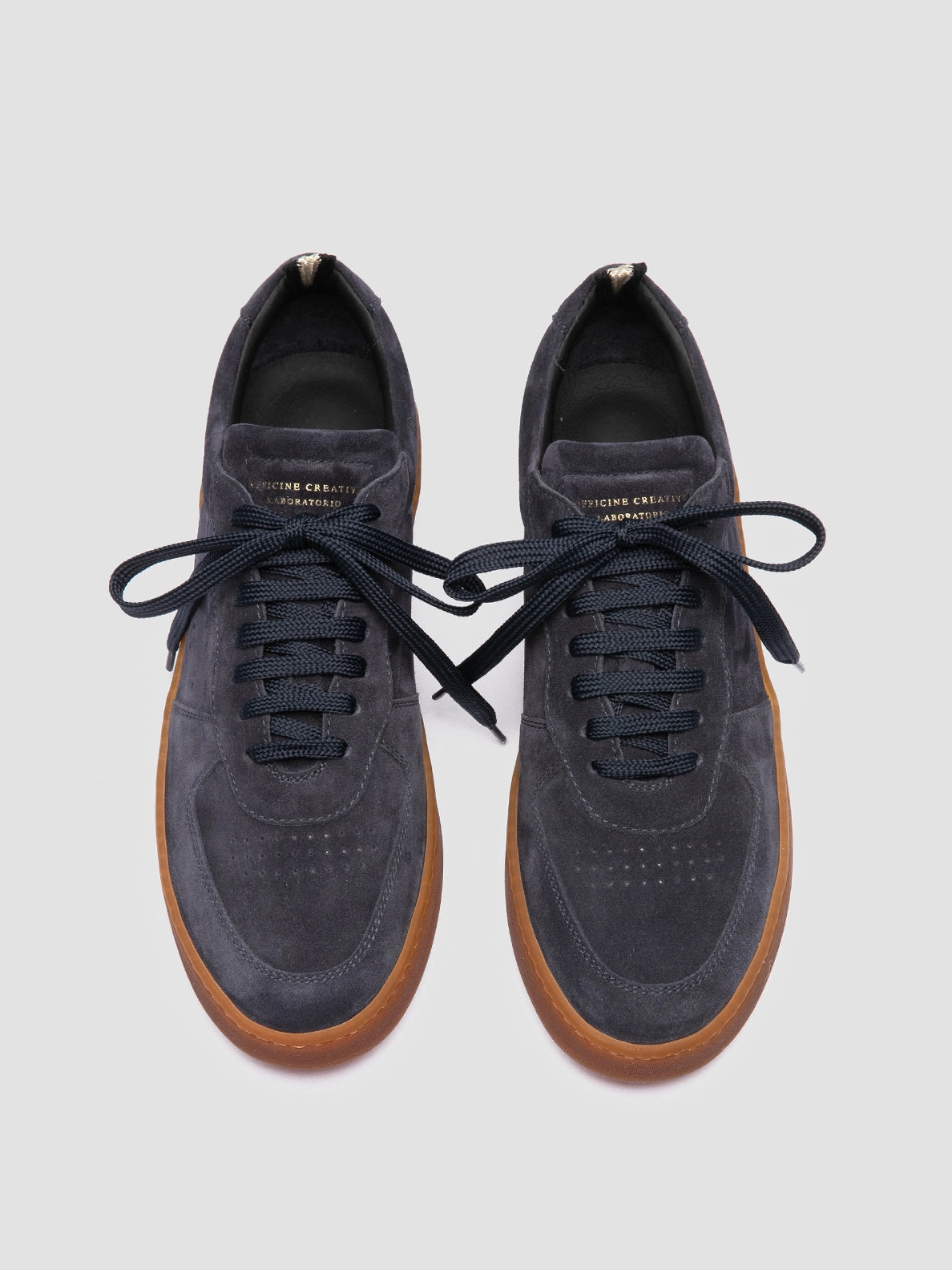 ASSET 001 - Navy Suede Low Top Sneakers Best Shoes For Walking And Standing