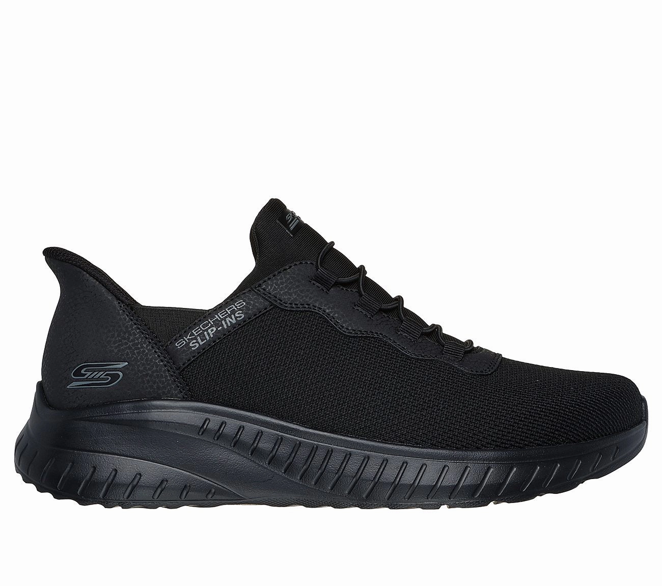 SLIP-INS: BOBS SPORT SQUAD CHAOS - DAILY HYPE - BLACK BLACK Shoes Bellingham