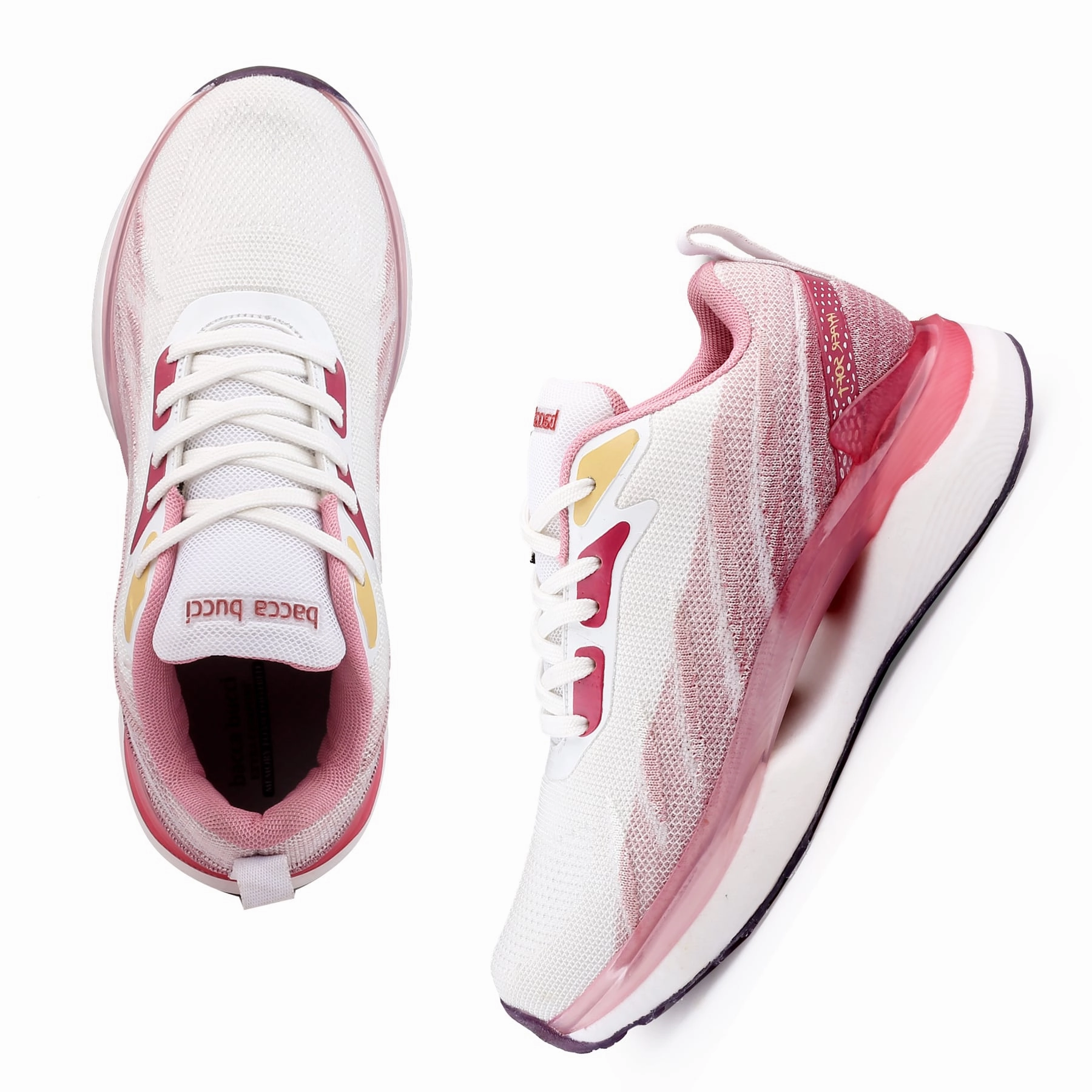 Bacca Bucci HYPERSOFT SERIES for WOMEN with Ultra-Rebounce Outsole & Iconic Breathable Engineered Knit Upper Shoes For Long Standing