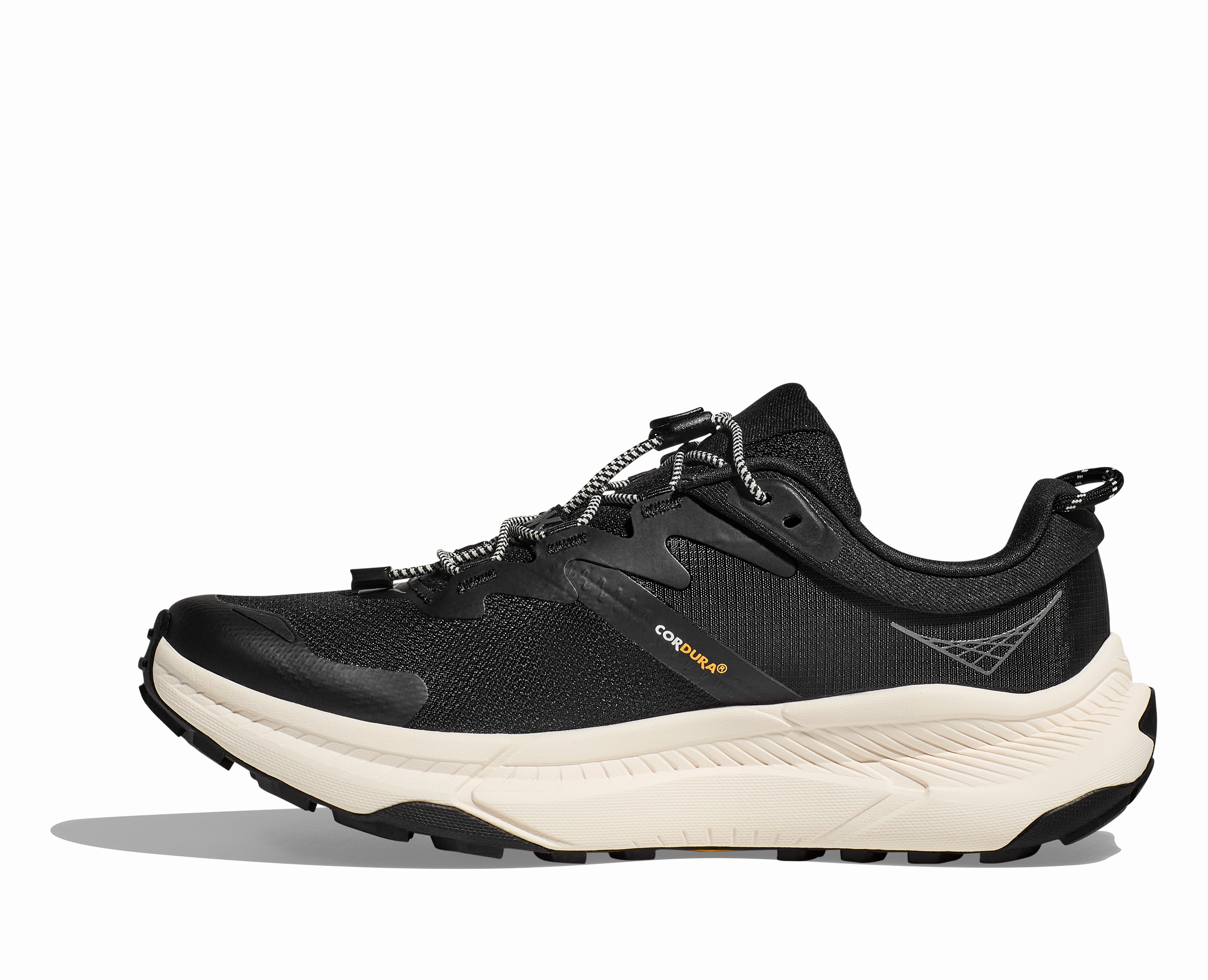 HOKA TRANSPORT BLACK/WHITE WOMEN'S WIDE Goretex Trail Running Shoes