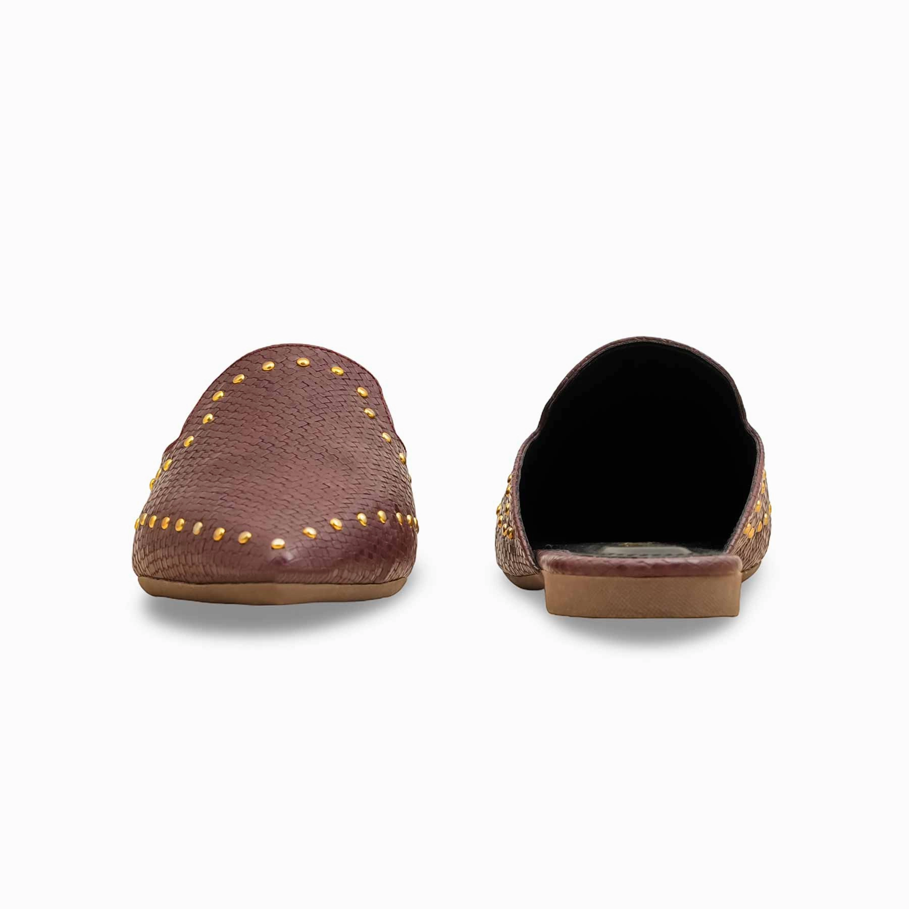 Maroon Back Open For Women WN5488 Waterproof