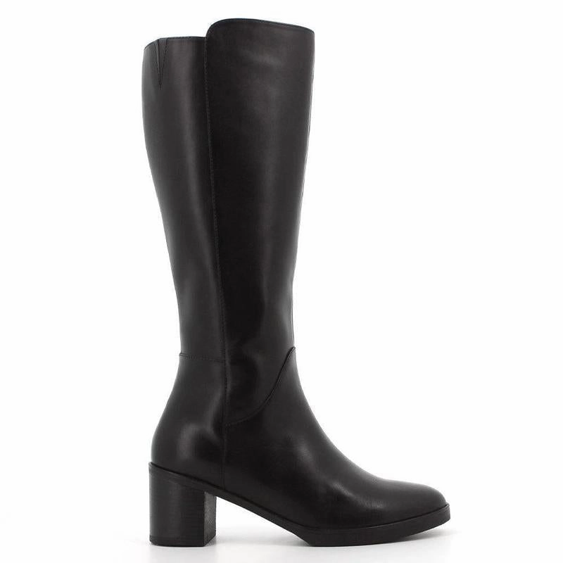 Prolanda Knee High Boot Hush Puppies Sloane Block Boots - Black