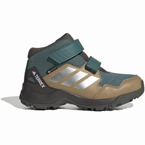 Urban Hiking Shoes adidas Originals Preloved Teal/Matte Silver/Cardboard Terrex Skychaser Mid Gtx Cf K Shoe