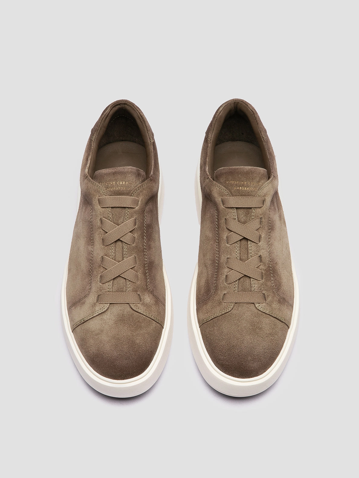 Shoes Near Me Within 5 Mi SLOUCH 001 - Taupe Suede Sneakers