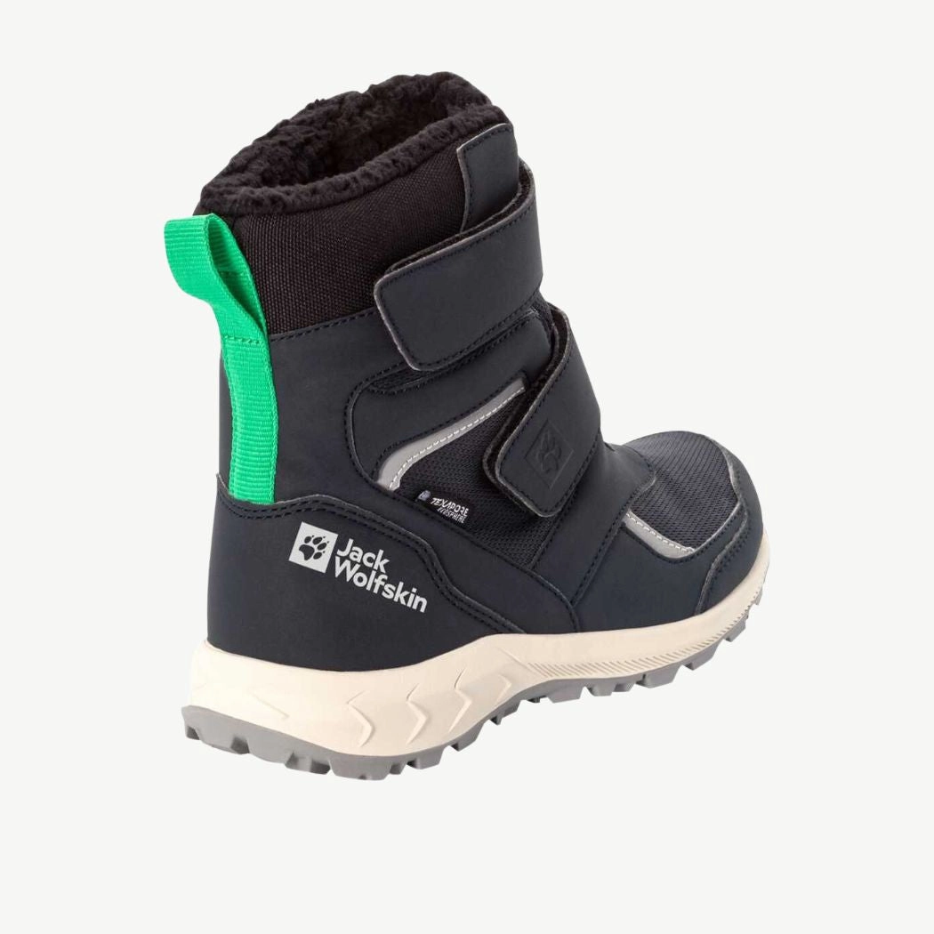 jack wolfskin Woodland WT Texapore High VC Kids Winter Boots Best Snow Boots For Men Uk