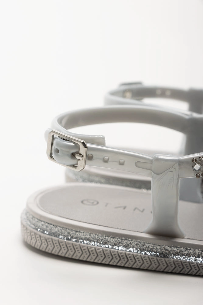 Sandals Honeymoon Specials Jelly Thong Sandals Light Grey