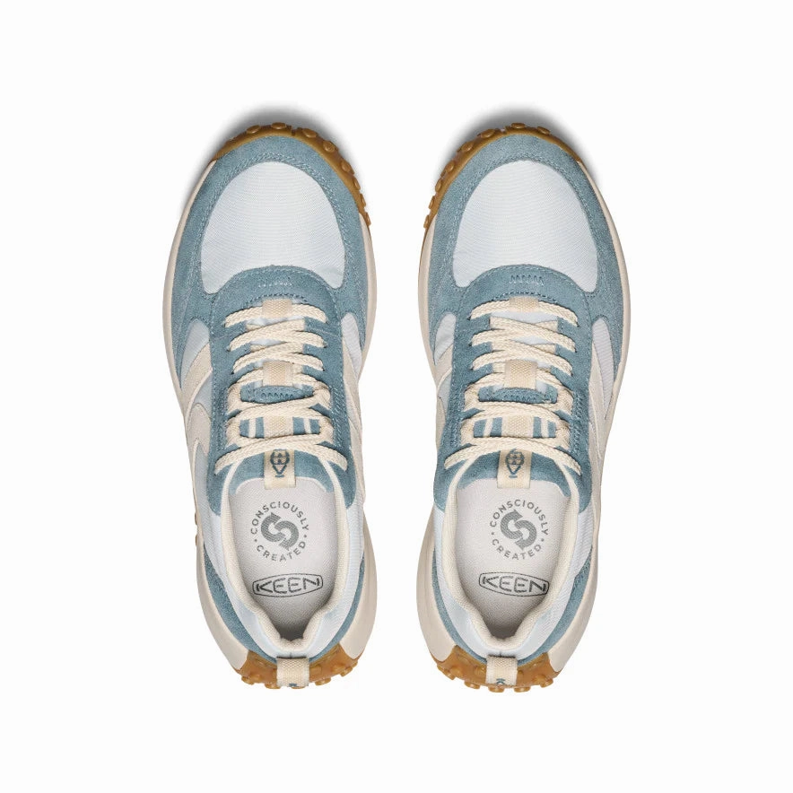 Gel-venture Waterproof Trail Running Shoes Keen Women's KS86 PFAS Free Sneaker - Ballad Blue/Faded Denim