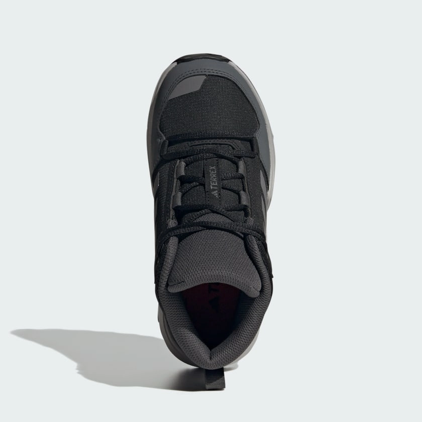 Kids' adidas Terrex Ax4r Mid Hiking Shoes Leather Ankle Hiking Shoes