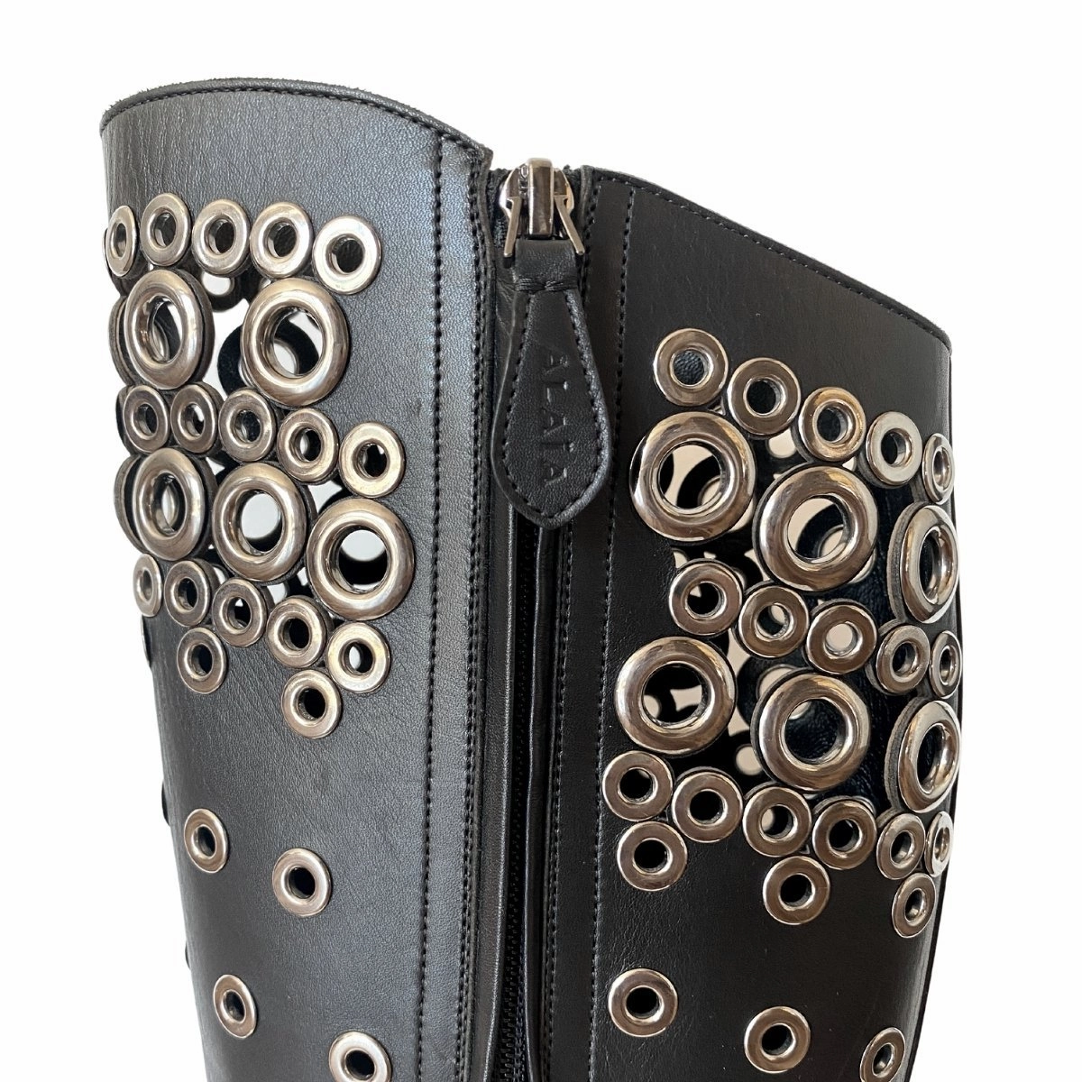 Knee High High Heel Leather Boots Knee High Leather Boots