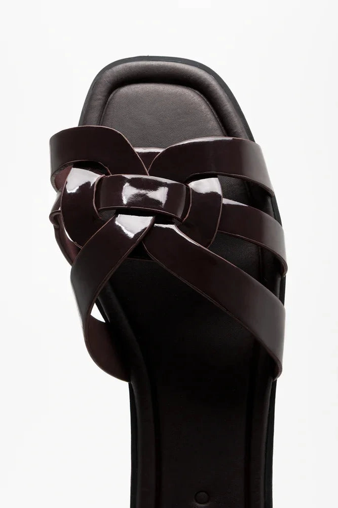 Knot Mule Sandals Burgundy Sandals Resort Reviews