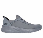 SLIP-INS BOBS SPORT SQUAD CHAOS - DARK GRAY Low Leather Hiking Shoes